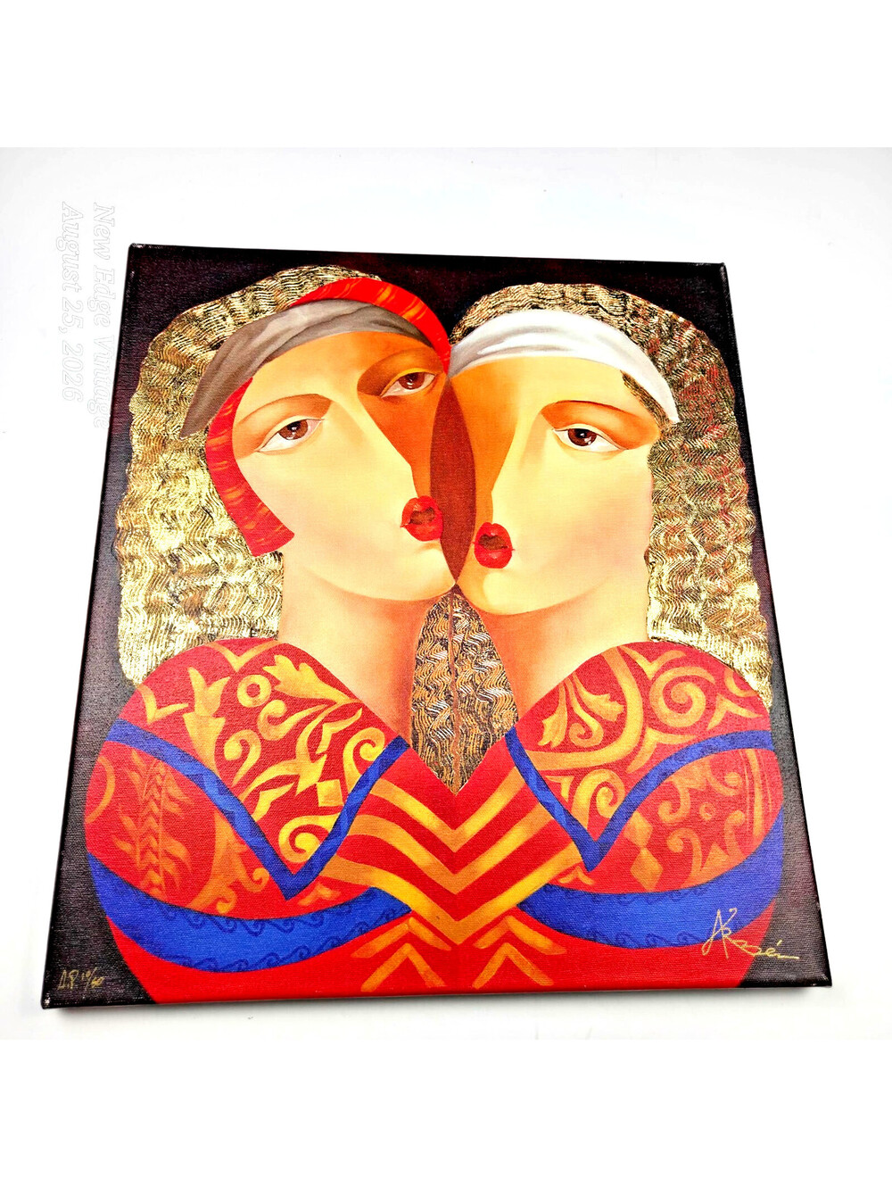 Arbe Ara Berberyan Women in Love Giclee Canvas AP 18/50 Signed 2009
